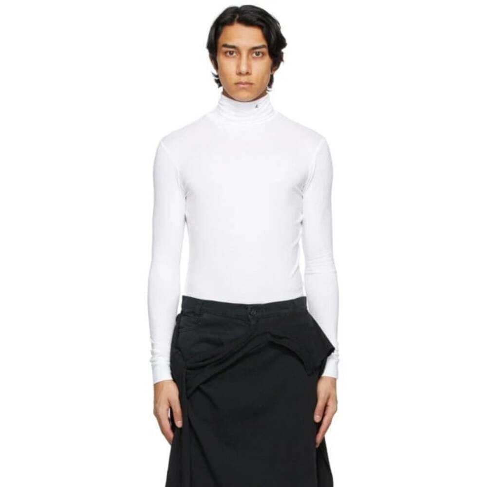 Raf Simons Archive Redux R Turtleneck US M EU 48 Mens White Tee $310